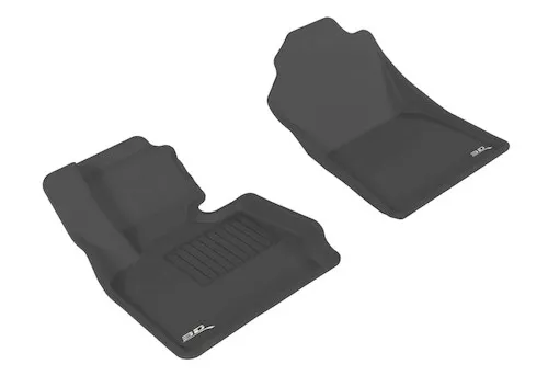 3D MAXpider 2011-2018 BMW X3/X4 F25/F26 Kagu 1st Row Floormat – Black aceL1BM03211509