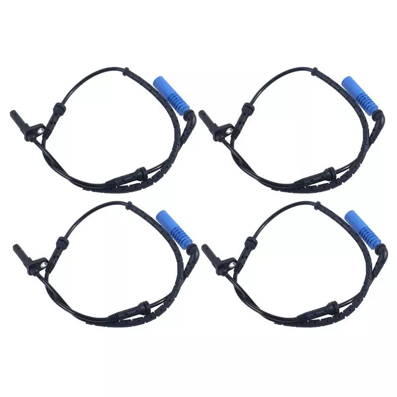 4 Pieces ABS Wheel Speed Sensor 34526771703 34526760046 for BWM E60 E64 E63 E64 520i 523i 525d 528i 530d 535i 540i 545i 550i 630i 635d 650i