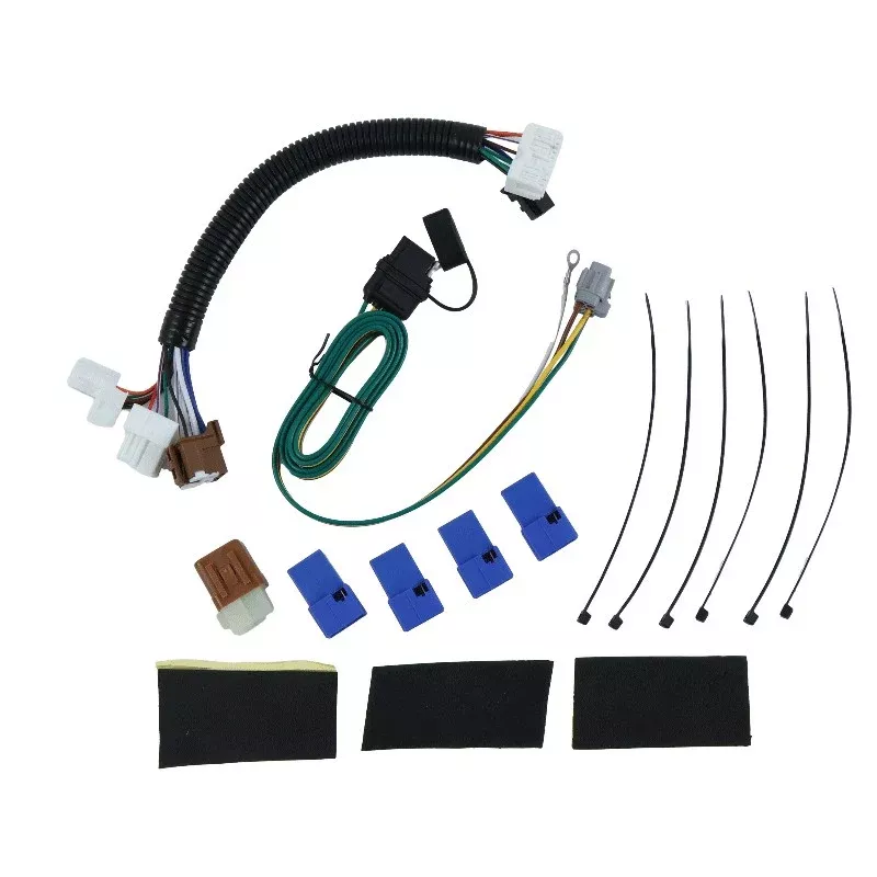 4 Way Flat Trailer Wiring Harness Kit CX01088 for Nissan Pathfinder Infiniti QX60 2013-2020
