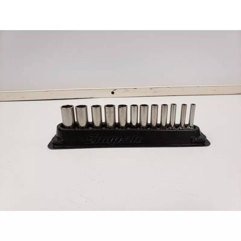 (71455-1) Snap-On 12 Piece Socket Set-1/4 “