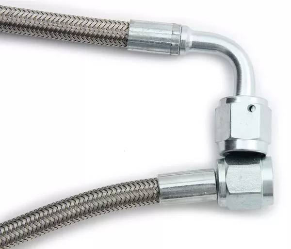 Aeroquip -04 Teflon Hose 36in Str-90 Deg – FBPA0049-36