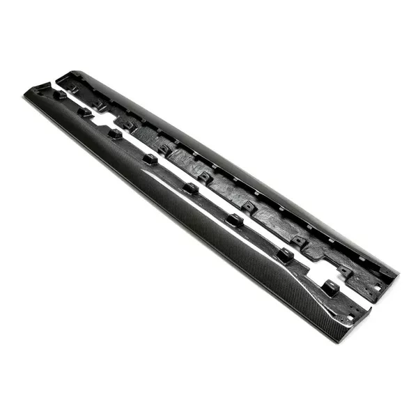 Anderson Composites Type-AR carbon fiber side rocker panel splitter for 2015-2020 Ford Mustang(AC-SS15FDMU-AR)