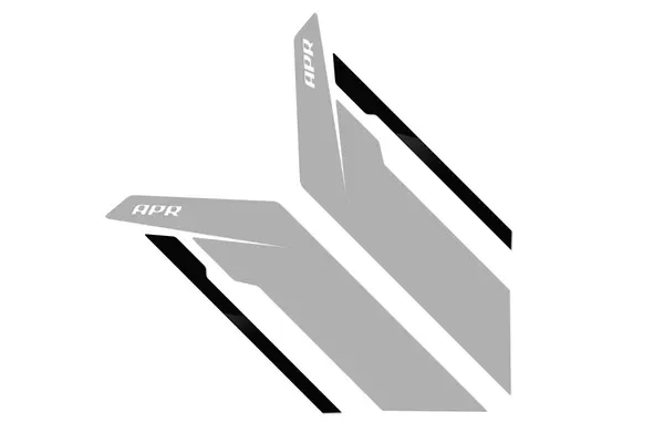 APR Sideburns – Silver APR / Black Stripe (PM100335)
