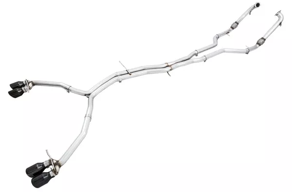 AWE Tuning Track Edition Exhaust for Audi B9 S5 Coupe – Non-Resonated – Diamond Black 102mm Tips (3010-43058)