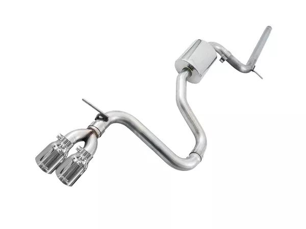 AWE Tuning Track Edition Exhaust for VW MK7 Golf 1.8T – Chrome Silver Tips (90mm) (3020-22020)