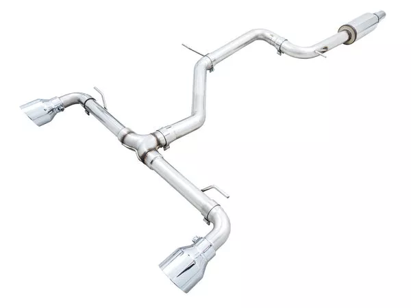 AWE Tuning Track Edition Exhaust for VW MK8 GTI – Chrome Silver Tips (3020-32658)