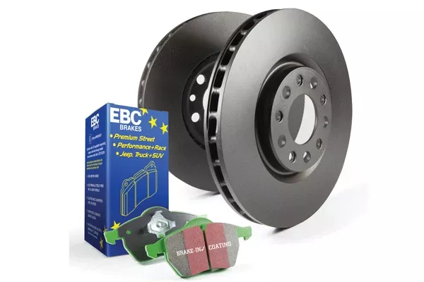 EBC Brakes Riveted style replacement rotors, same spec as OE parts using G3000 Grey iron. – S11KR1471
