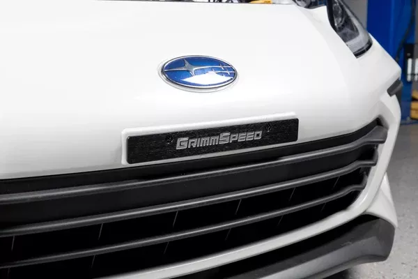 GrimmSpeed License Plate Frames – GrimmSpeed Text (Pair) (111002)