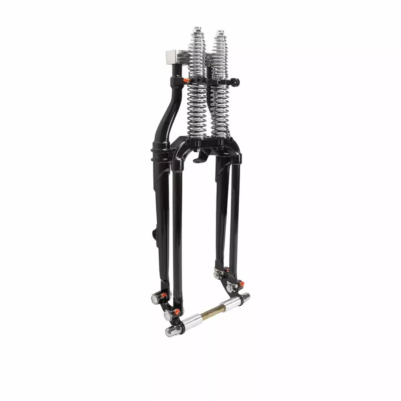 Hardbody Antique Style Springer Front End - 2 inch Under Length - Black