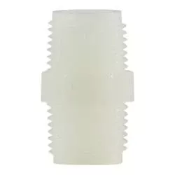 Hex Nipple 1-1/2 WHITE NYLON HEX NIPPLE