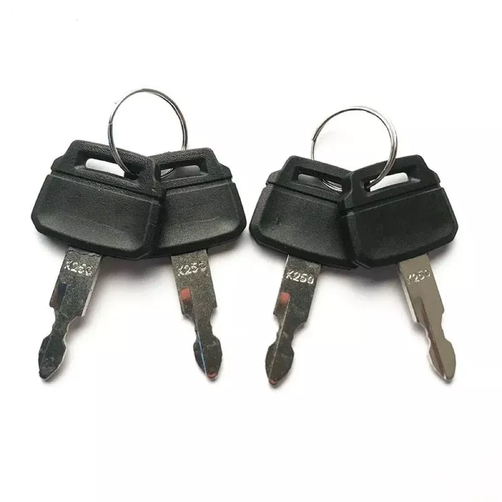 Ignition Key K250 PM50S01001P1 for use with New Holland E130 E135B E15 E160 E175B E215 E35 EH35 EH45