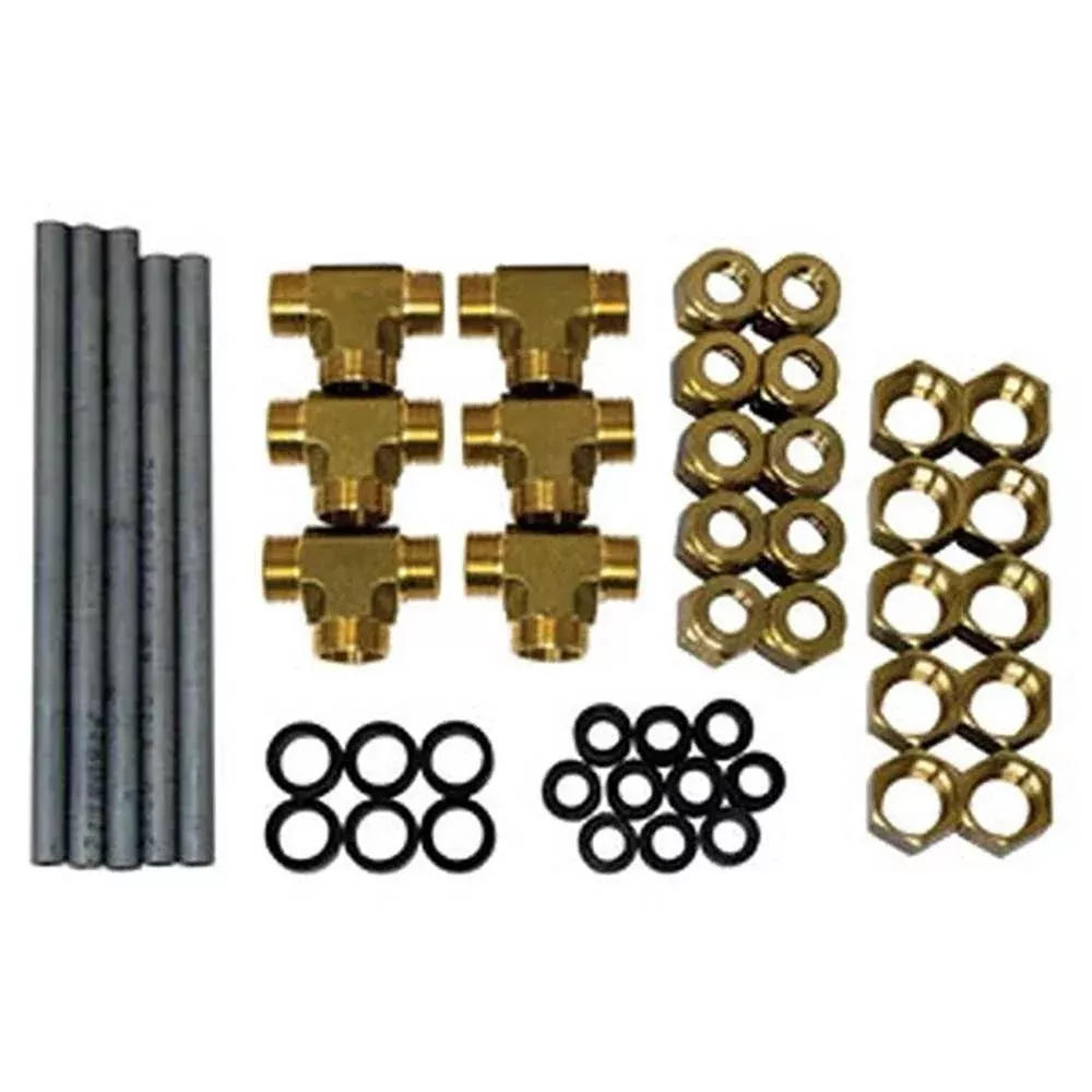 Leak-Off Fuel Line Kit RE27786 fits John Deere Engine 6090 6076 6466 Tractor 4040 4050 4240 4250 4440 4450 4640 4650 Loader 644C 644D 644E 644ER