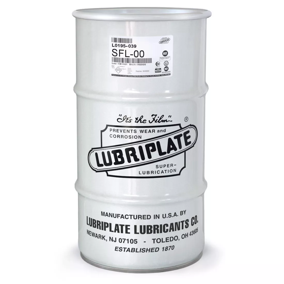 Lubriplate L0195-039 SFL-00 – 1/4 Drum (120 lb)