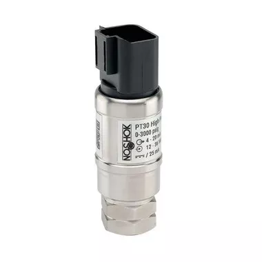 NOSHOK PT30 Series High Performance Fixed Range Pressure Transmitter PT30-5000PSIG-1-5-50-36, 0 to 5000psig, 0 Vdc to 10 Vdc, 3-wire, 7/16-20 male SAE - 4 (J1926-2), integral cable 3 ft