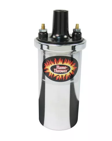 Pertronix Ignition Flame-Thrower Coil - Chrome Oil Filled 3 Ohm