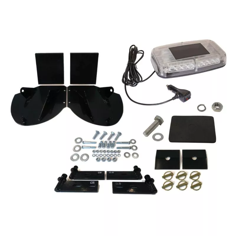 Pro-Wing Blade Extension Kit PW-22 and LED Light Bar For Snow Plow