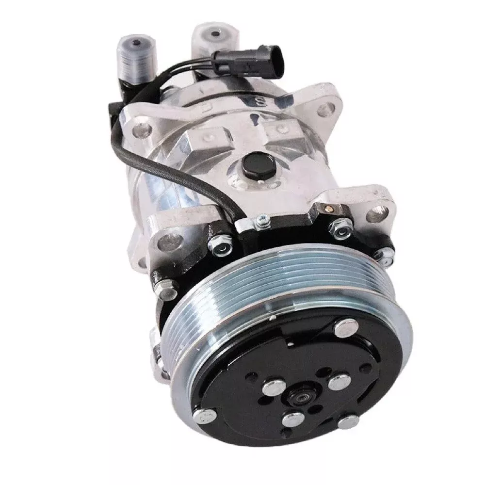 Sanden SD5H11 A/C Compressor 6698590 compatible with Bobcat Telehandler T40140 T40180 TL360 TL470 TL470HF