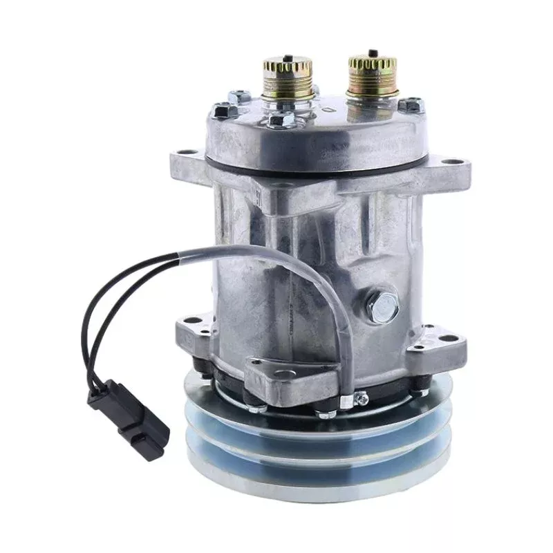 SD7H15 A/C Compressor 86993462 for CASE 2366 2377 2388 2577 2588 5088 5140 650K 750K 850K STX275 STX280 STX325 STX330