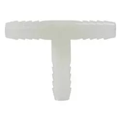 Tee 5/32 WHITE NYLON SINGLE BARB TEE