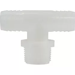Tee 5/8HOSE X 3/4 MIP TEE WHITE