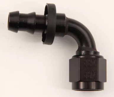 Xrp-Xtreme Racing Prod. #10 90 Deg Push-On Hose End Black