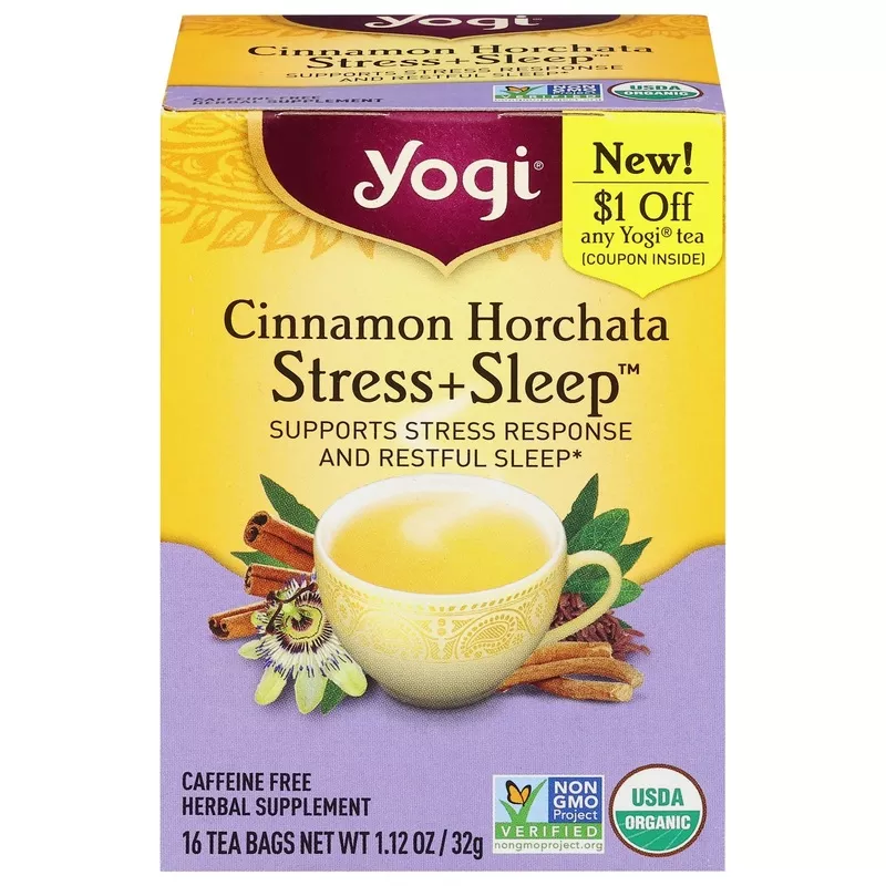 Yogi Tea Cinnamon Horchata – 6 Pack of 16 Bags – Organic Herbal Tea